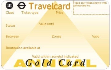 Annual Gold Travel Card