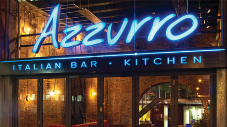 Azzurro Italian Bar + Kitchen London Bridge