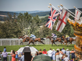 Horseracing at Goodwood Racecourse