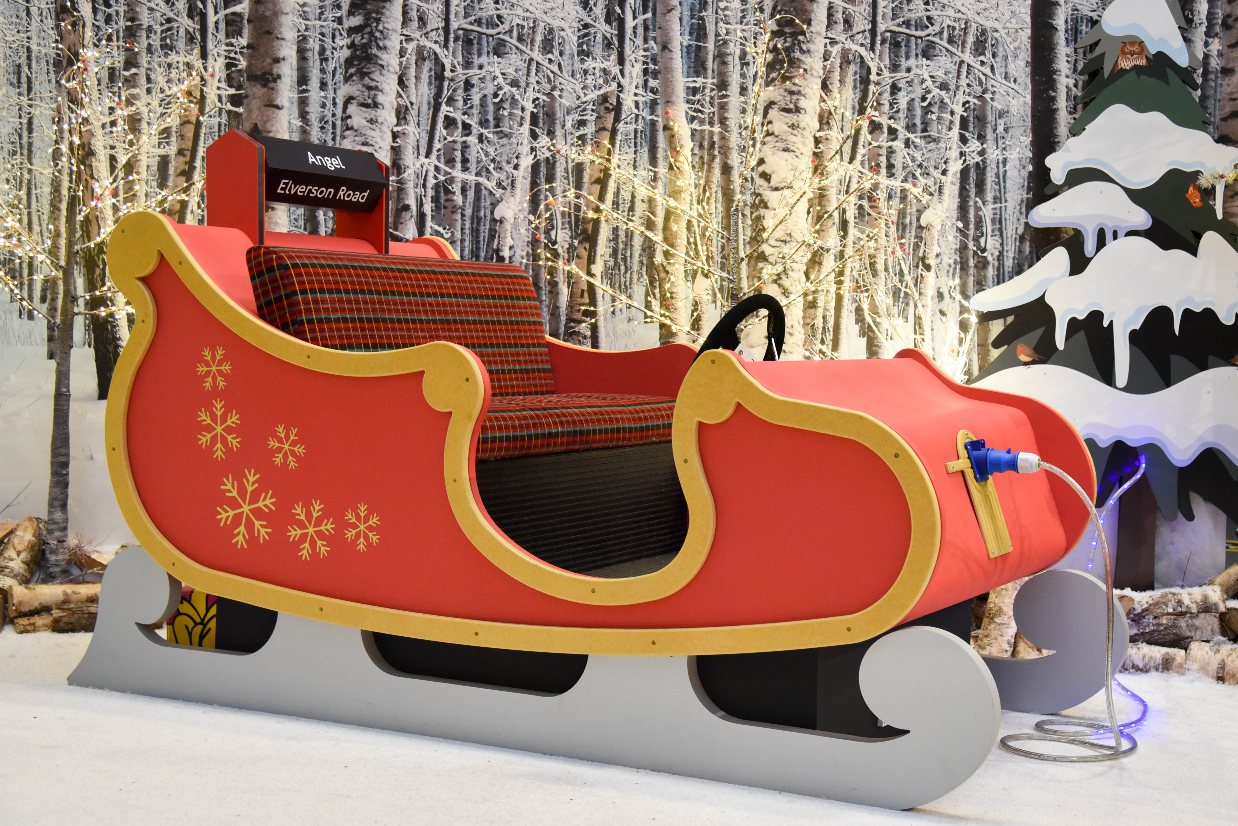 Santa's Sleigh At London Transport Museum In Covent Garden © London Transport Museum