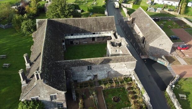 Tretower Court And Castle Detail